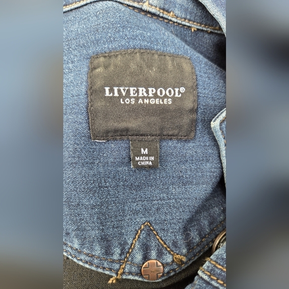 Liverpool Los Angeles Hooded Denim Jacket - Picture 11 of 16